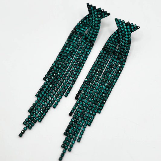 ARETES ÉCLAIR VERDES