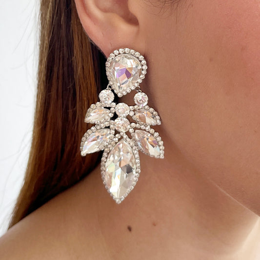ARETES GRETA PLATEADOS