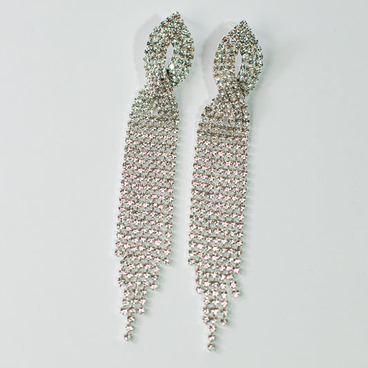 ARETES SERENA PLATEADOS