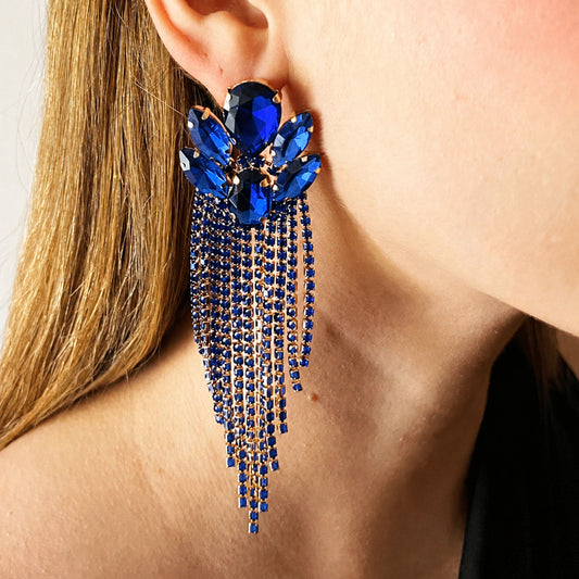 ARETES ALICE AZUL