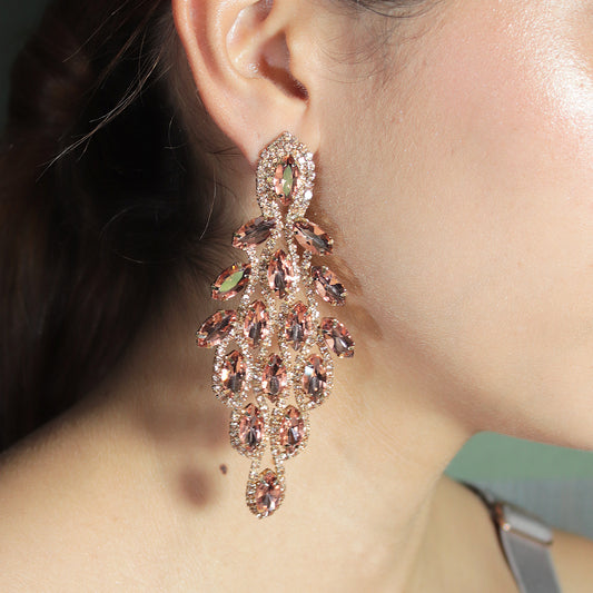 ARETES BIARRITZ ORO ROSA