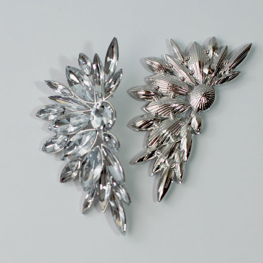 ARETES LEONOR PLATEADOS