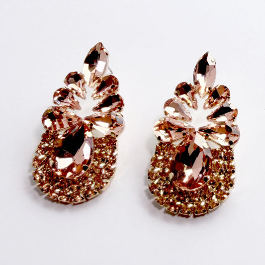 ARETES FÁTIMA ORO ROSA