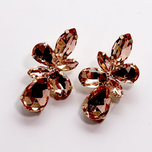 ARETES CARLOTA ORO ROSA
