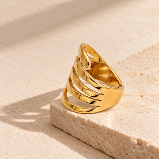 ANILLO ARIELLE DORADO