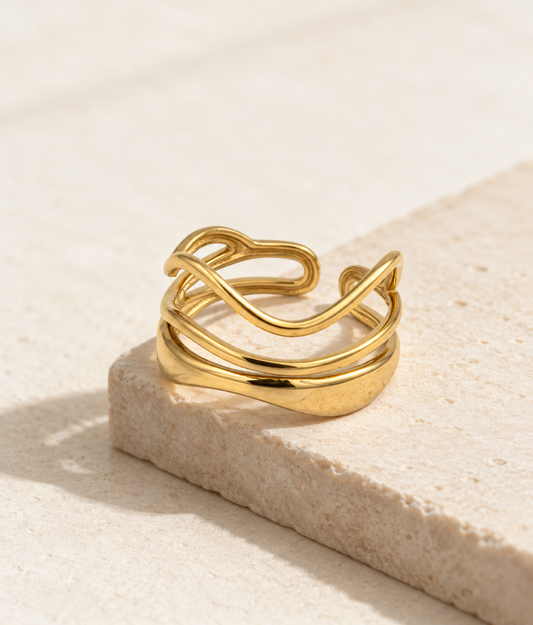 ANILLO SORA DORADO