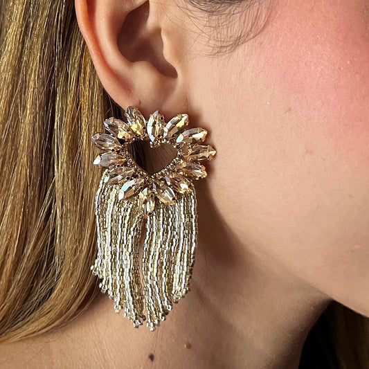 ARETES ANTONIETA DORADOS