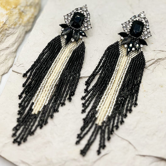 ARETES BIMBA NEGROS