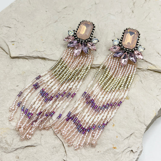 ARETES ODETTE ROSADOS