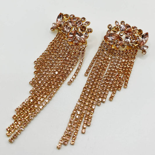 ARETES NIZA GOLD PINK