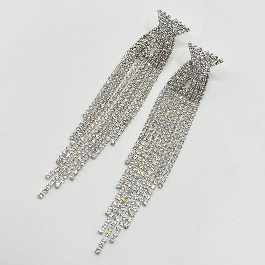 ARETES ÉCLAIR PLATEADOS