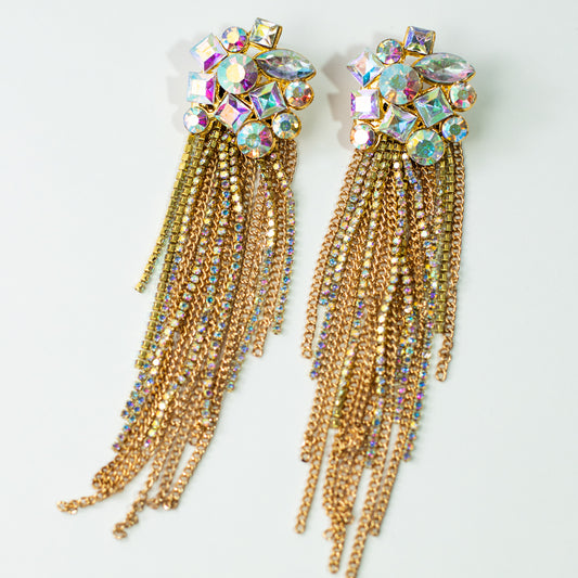 ARETES AZURA DORADOS