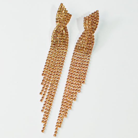 ARETES VICHY ORO ROSA