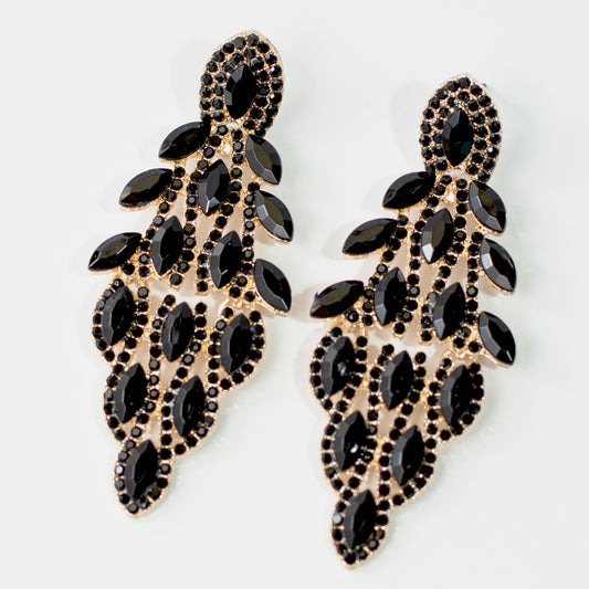 ARETES BIARRITZ MIDI NEGROS