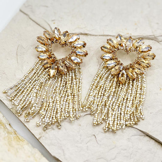 ARETES ANTONIETA DORADOS