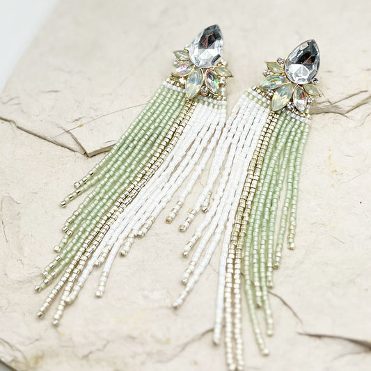 ARETES ALICIA VERDE MENTA