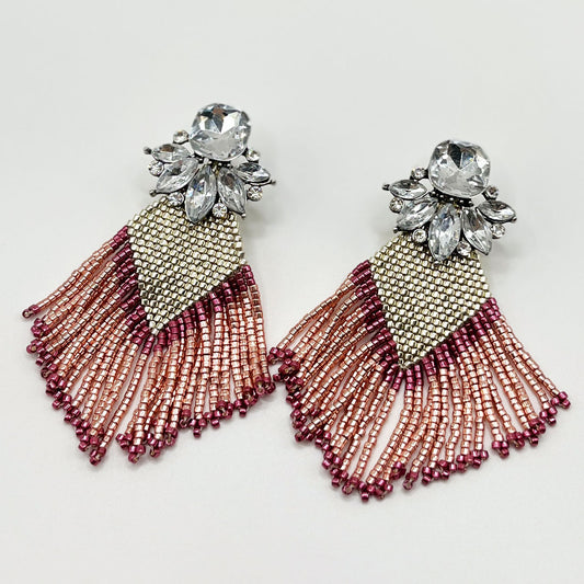 ARETES LUCIA ORO ROSA