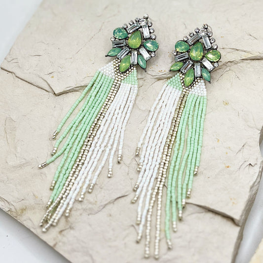 ARETES COULEUR MENTA