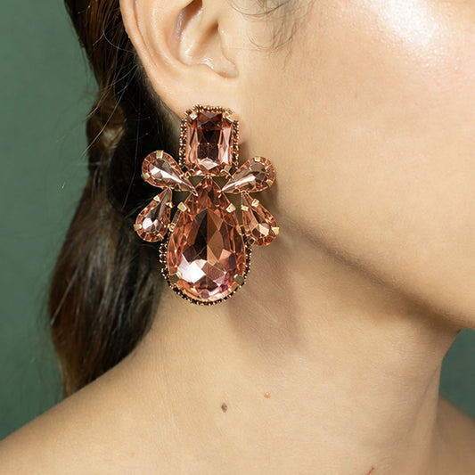 ARETES FRANCESCA ORO ROSA