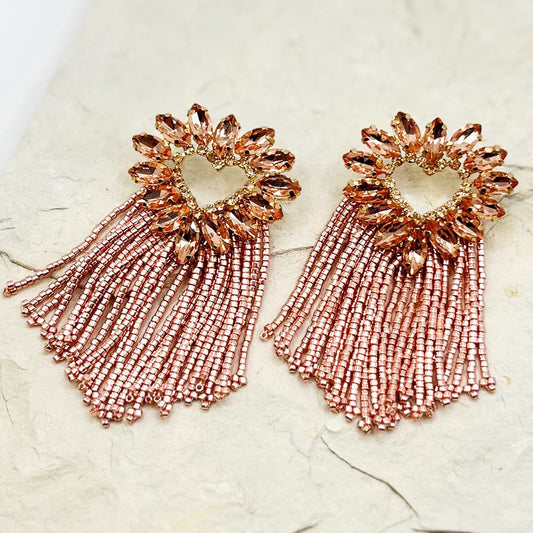 ARETES ANTONIETA ORO ROSA