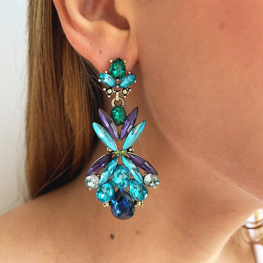 ARETES NOA AZULES